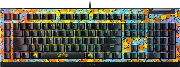 מקלדת גיימינג מכאנית חוטית Blackwidow V4 X Pokémon Kanto Starters Edition Razer
