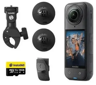 קיט מצלמת אקסטרים X5 Motorcycle Bundle Insta360
