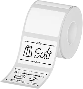 מדבקות לבנות 225 יחידות 40x30 מ"מ NIIMBOT