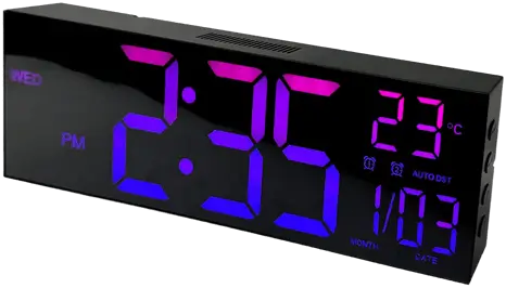 שעון קיר דיגיטלי עם שלט GPDRA-DCRGB-RGB Dragon